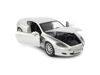 Aston Martin DB9 Diecast Model Car silver - 1:24 Scale-Motormax-Diecast Model Centre