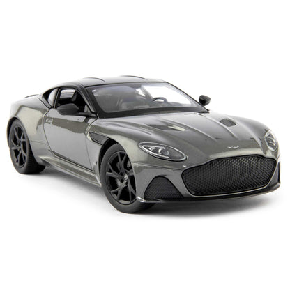 Aston Martin DBS Superleggera Diecast Model Car grey - 1:24 Scale-Welly-Diecast Model Centre