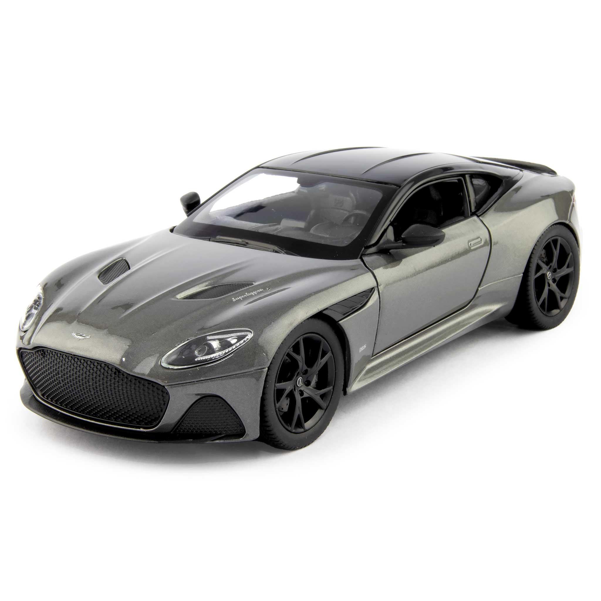 Aston Martin DBS Superleggera Diecast Model Car grey - 1:24 Scale-Welly-Diecast Model Centre
