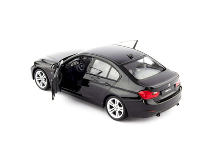 BMW 335i (F30) Diecast Model Car black - 1:24 Scale-Welly-Diecast Model Centre