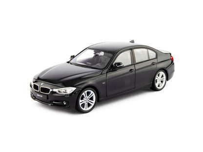 BMW 335i (F30) Diecast Model Car black - 1:24 Scale-Welly-Diecast Model Centre