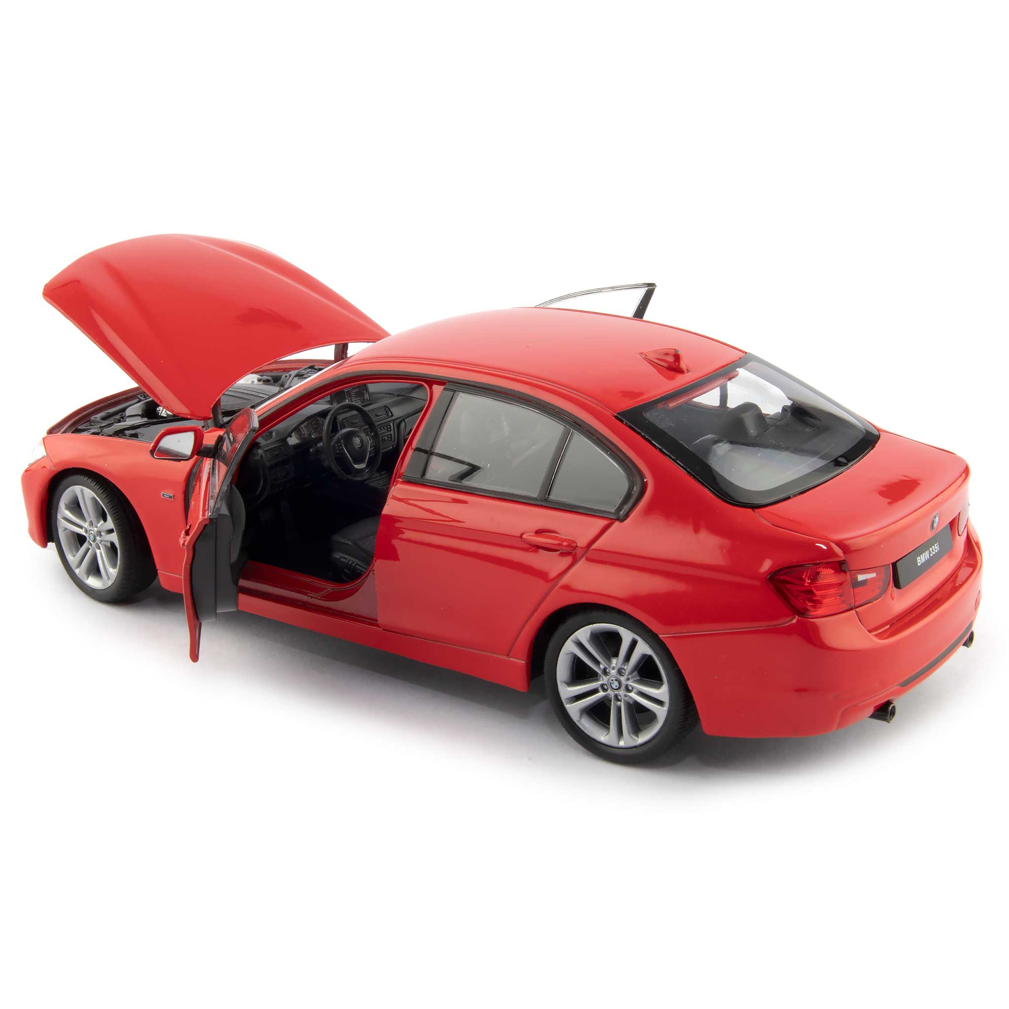 BMW 335i (F30) Diecast Model Car red - 1:24 Scale-Welly-Diecast Model Centre