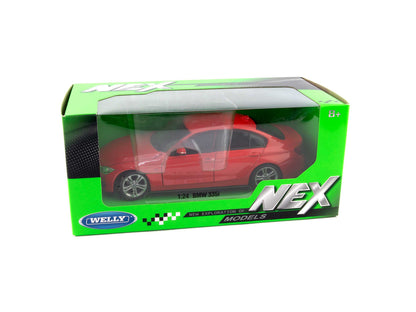 BMW 335i (F30) Diecast Model Car red - 1:24 Scale-Welly-Diecast Model Centre