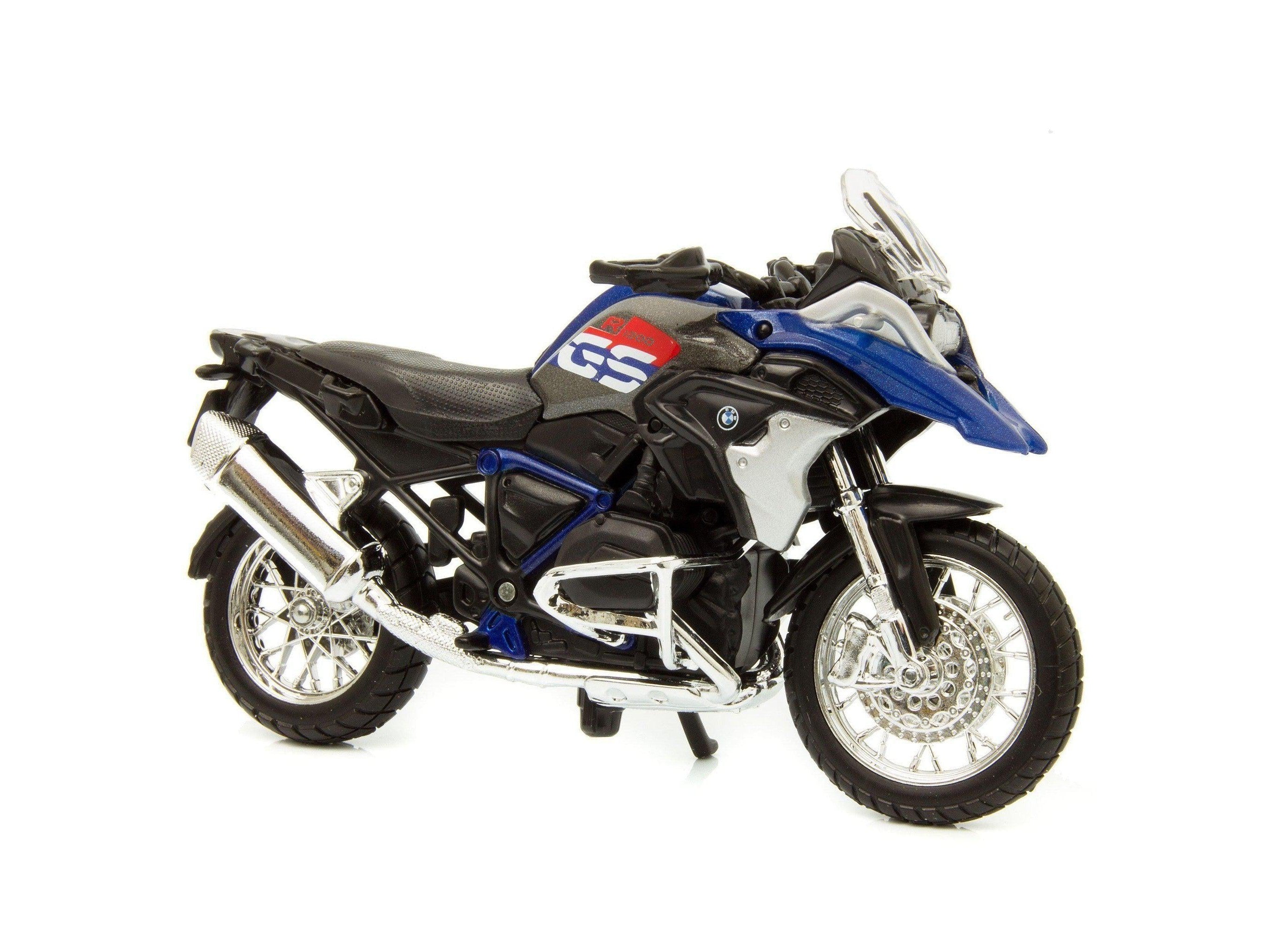 BMW R 1200 GS 2017 blue 1:18 Motorcycle Model Maisto 17060B