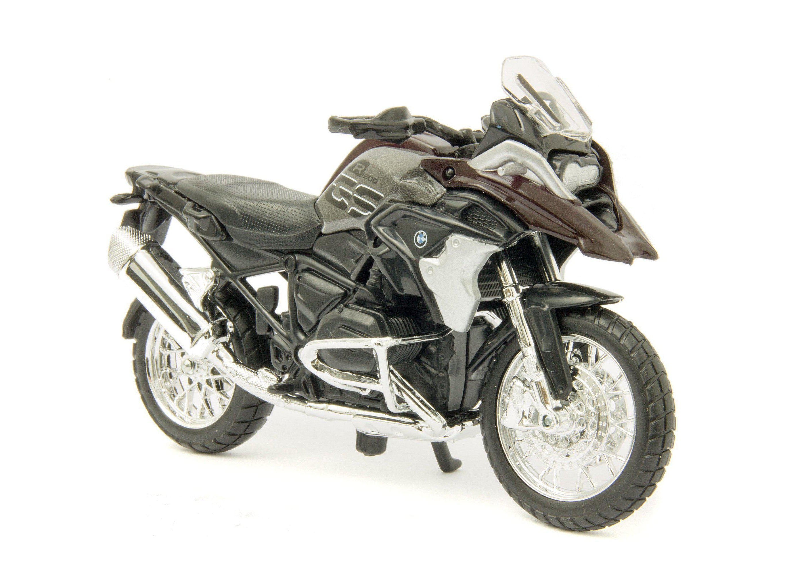 BMW R 1200 GS 2017 red 1:18 Motorcycle Model Maisto 17060R