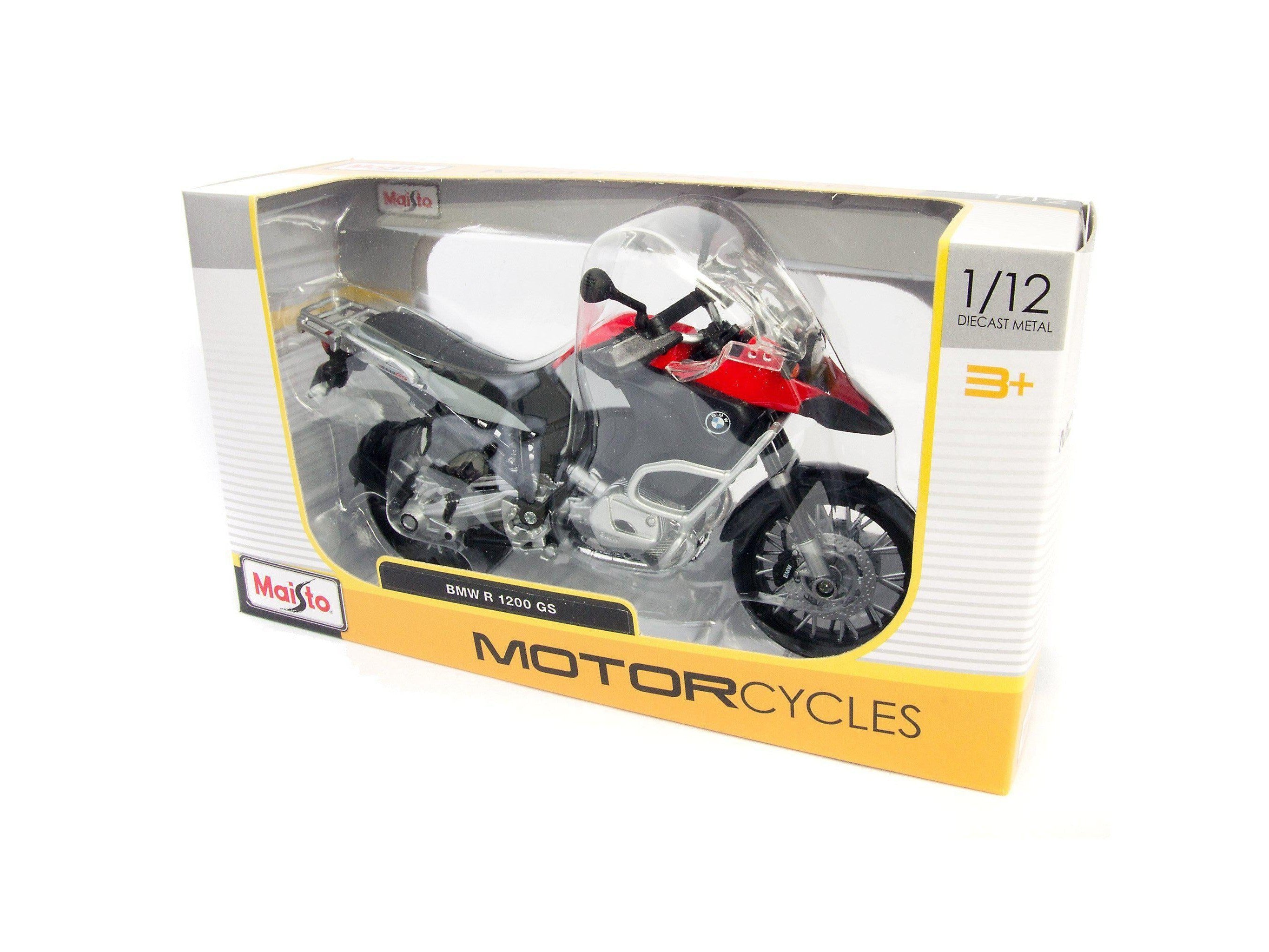 BMW R 1200 GS red 1:12 Scale Motorcycle Model