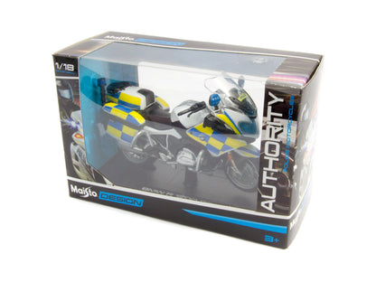 BMW R 1200 RT Police 1:18 Scale Bburago Diecast Model