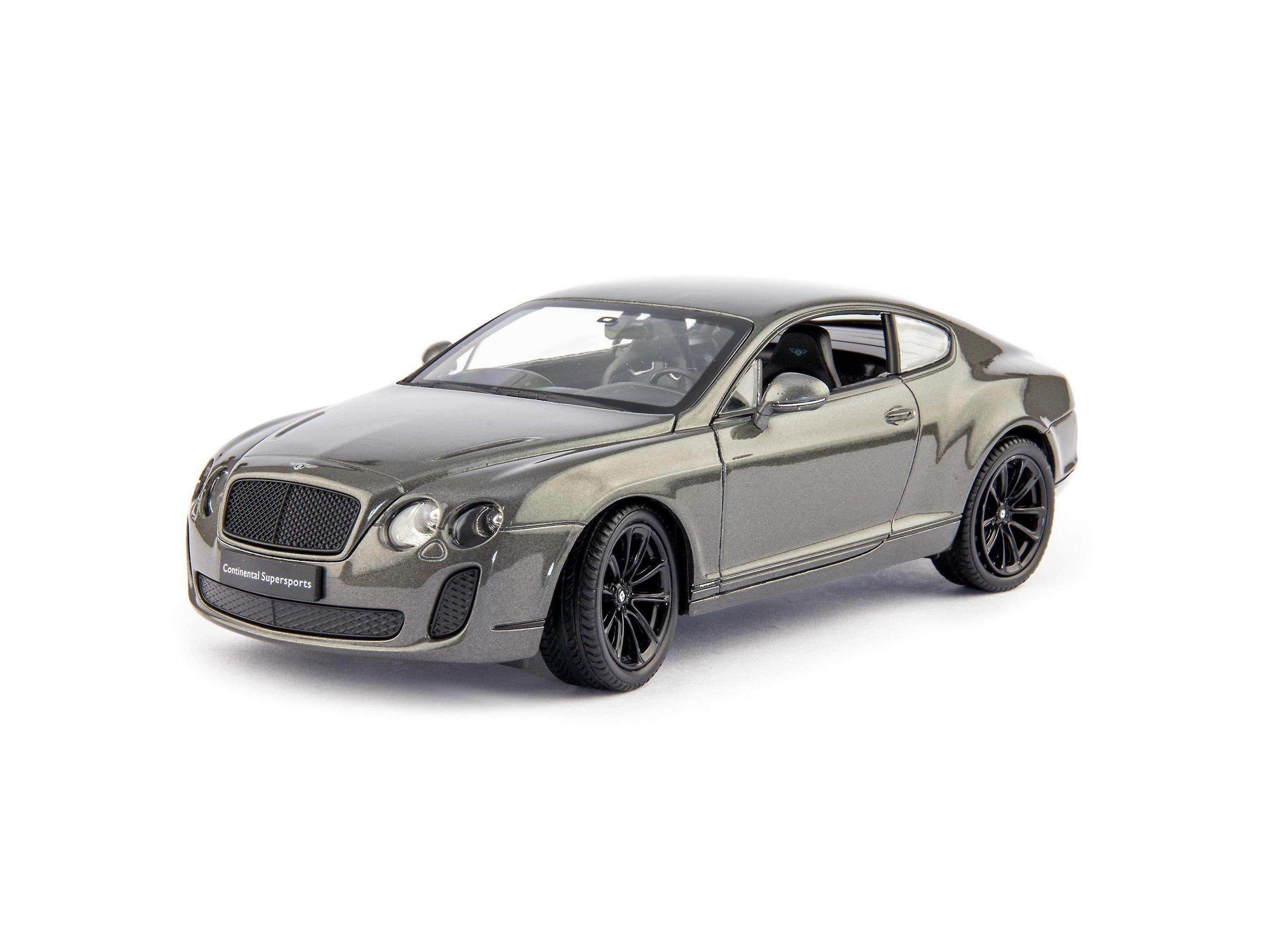 Bentley Continental Supersports Diecast Model Car grey - 1:24 Scale-Welly-Diecast Model Centre