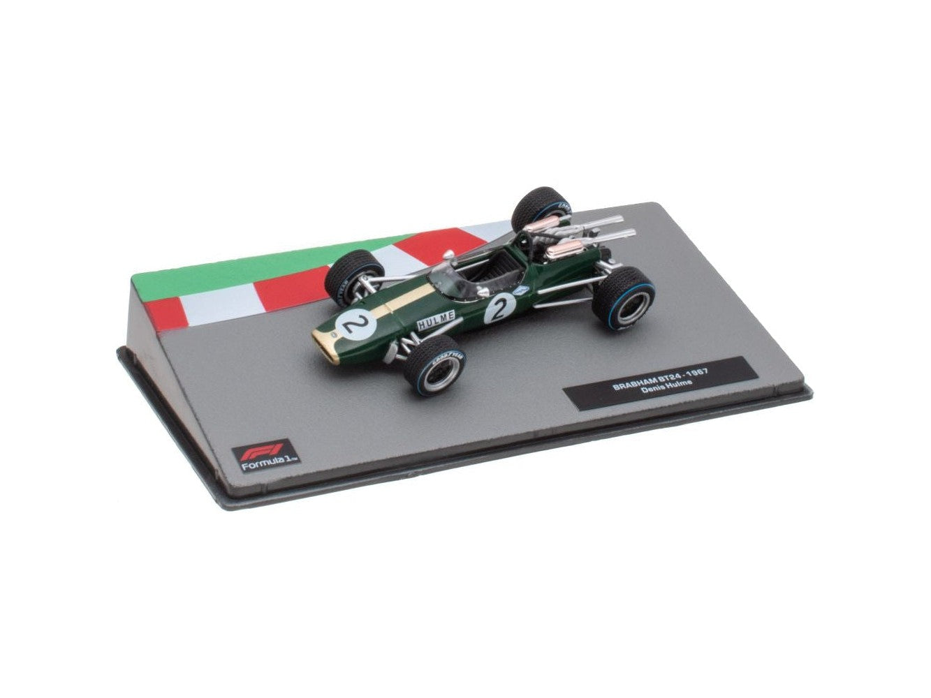 Brabham BT24 #2 F1 1967 Hulme - 1:43 Scale Diecast Model Car-Unbranded-Diecast Model Centre