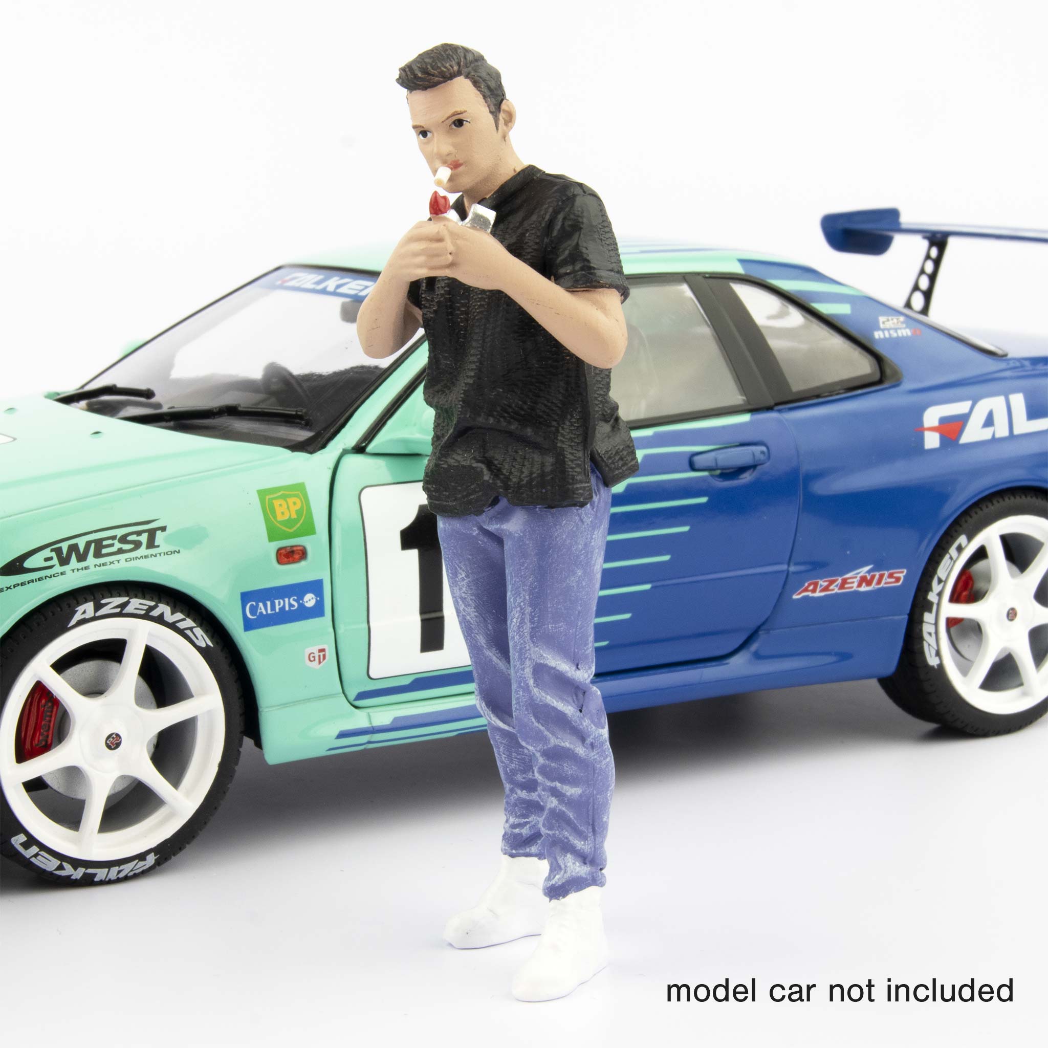 Car Meet 1 Resin Model Figure 6 - 1:18 Scale-American Diorama-Diecast Model Centre