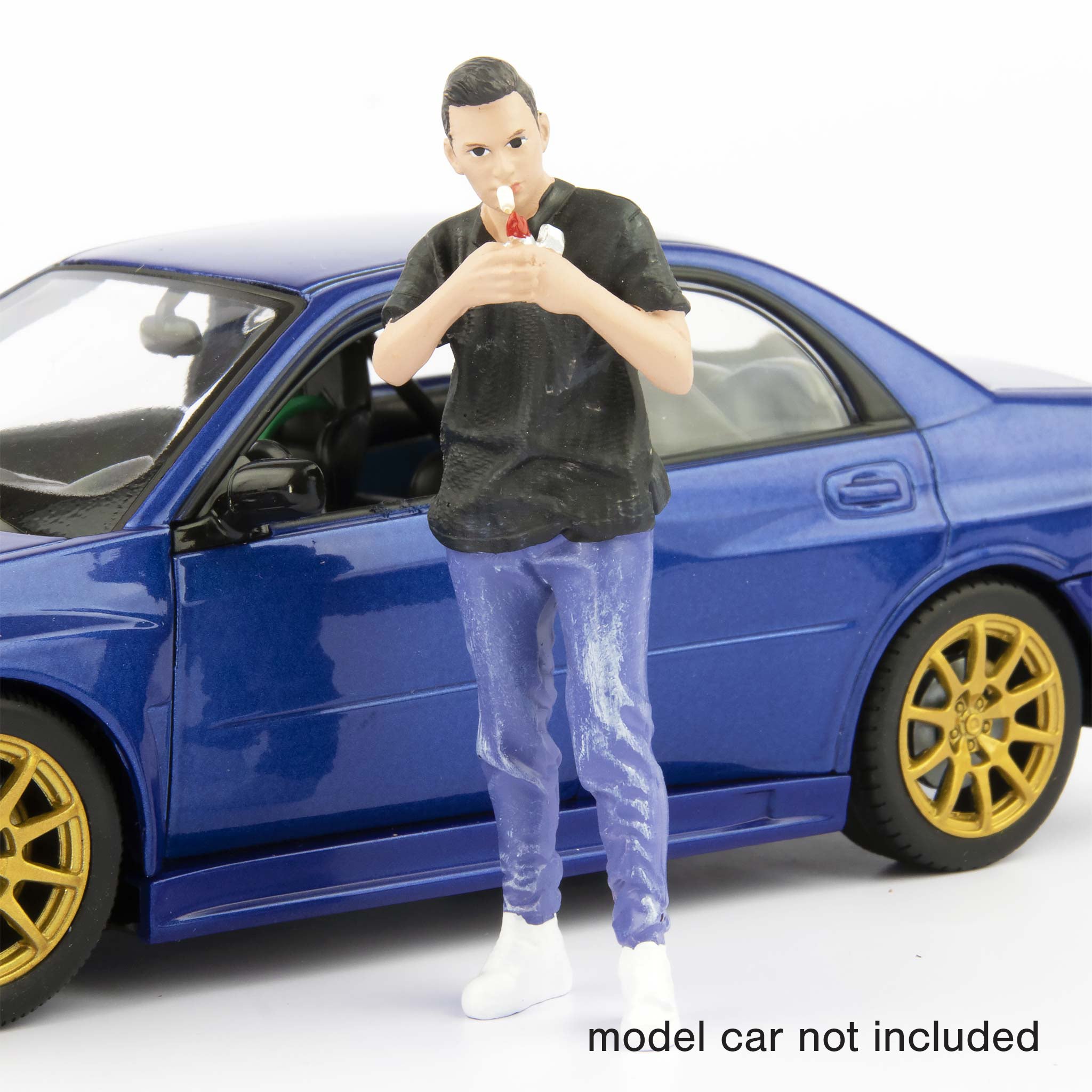 Car Meet 1 Resin Model Figure 6 - 1:24 Scale-American Diorama-Diecast Model Centre