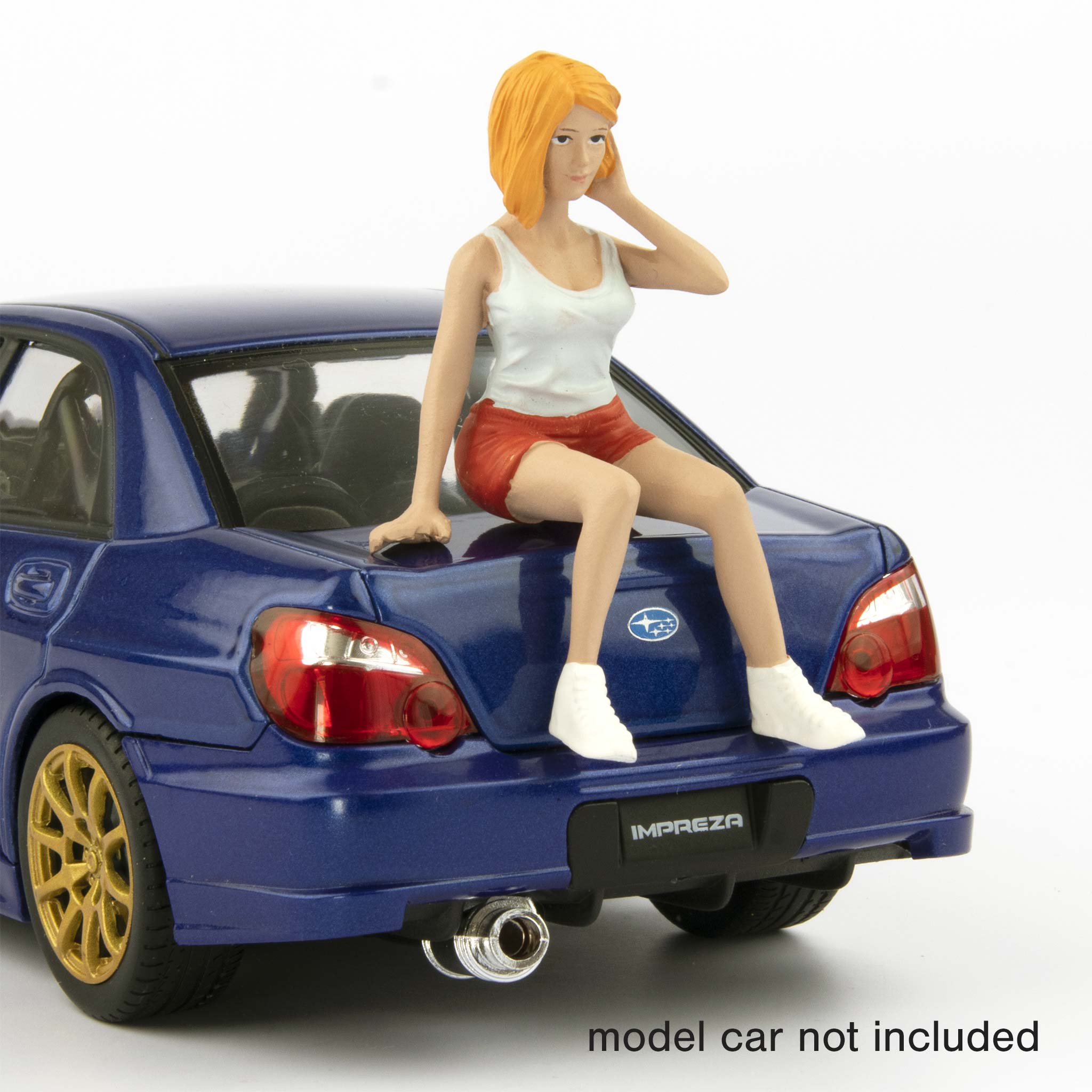 Car Meet 2 Resin Model Figure 5 - 1:24 Scale-American Diorama-Diecast Model Centre