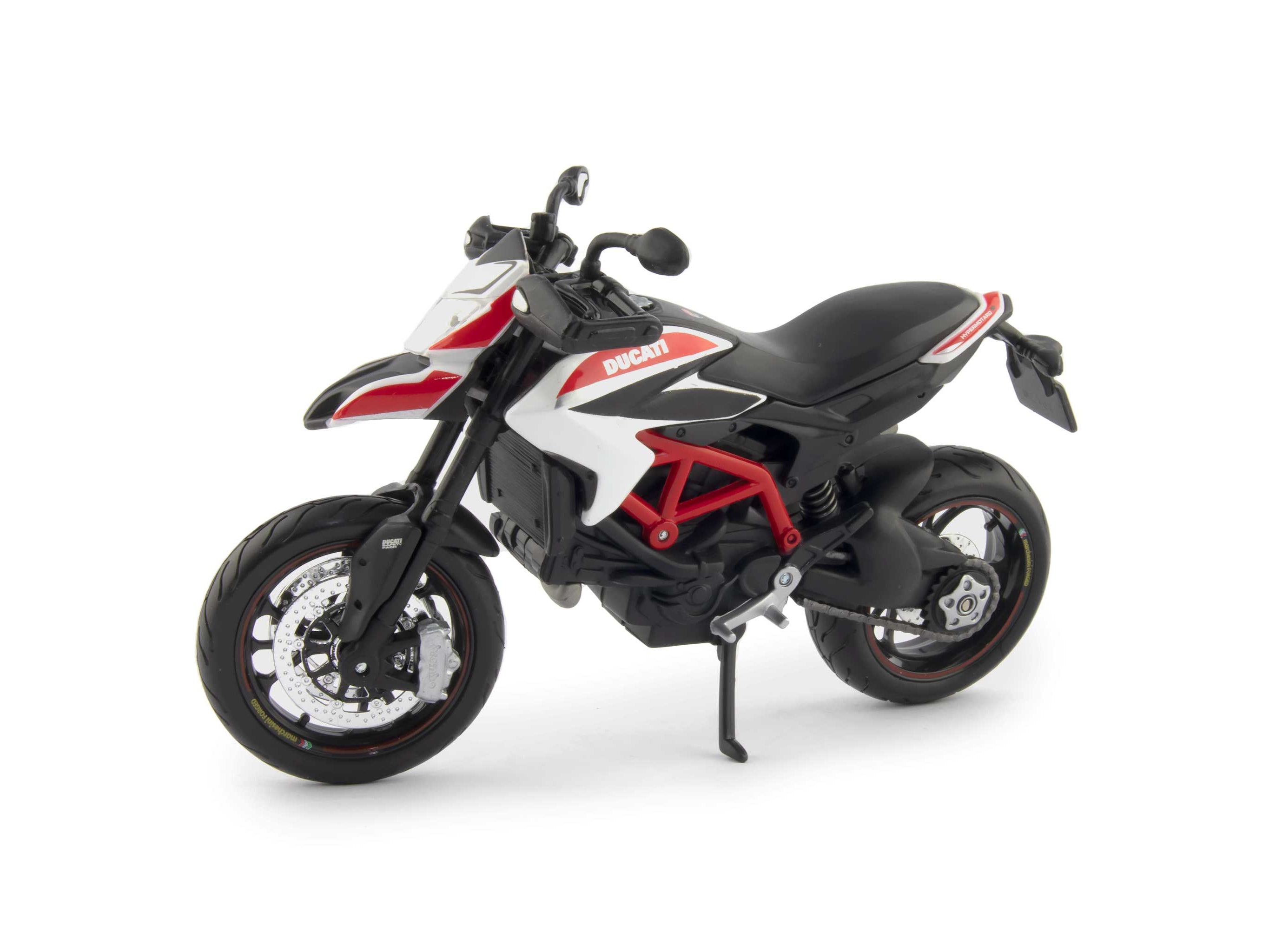 Ducati Hypermotard SP 2013 white 1:12 Scale Motorcycle Model