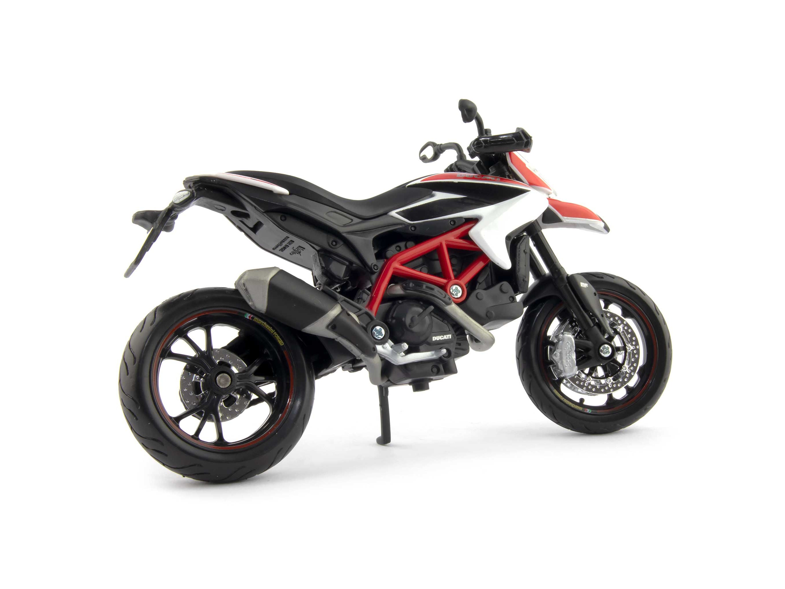 Ducati Hypermotard SP 2013 white 1:12 Scale Motorcycle Model