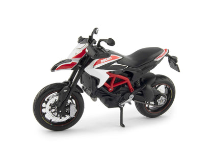 Ducati Hypermotard SP Diecast Model Motorcycle 2013 white - 1:12 Scale-Maisto-Diecast Model Centre