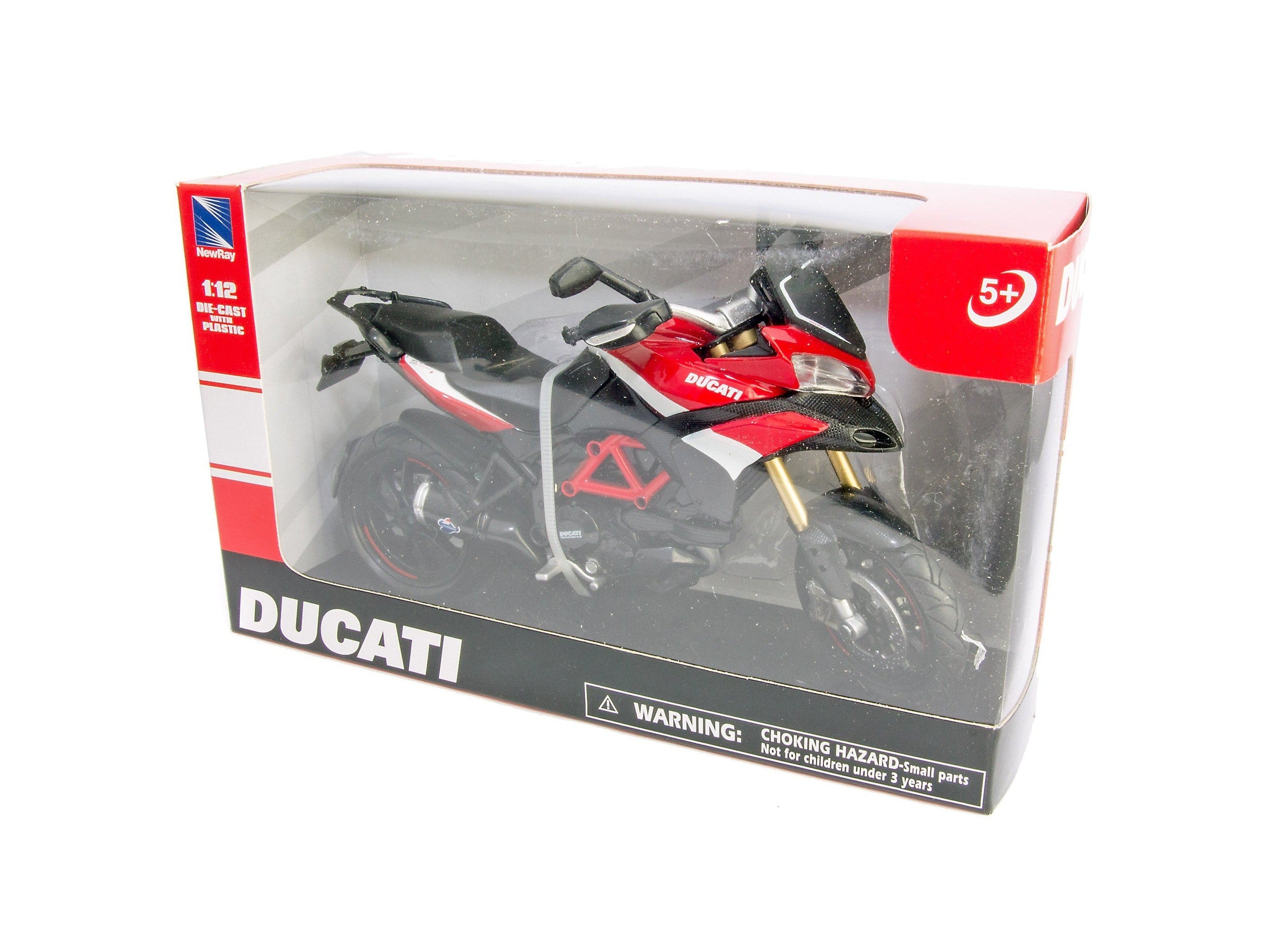 Ducati Multistrada 1200 Pikes Peak red - 1:12 Scale Diecast Model Motorcycle-NewRay-Diecast Model Centre