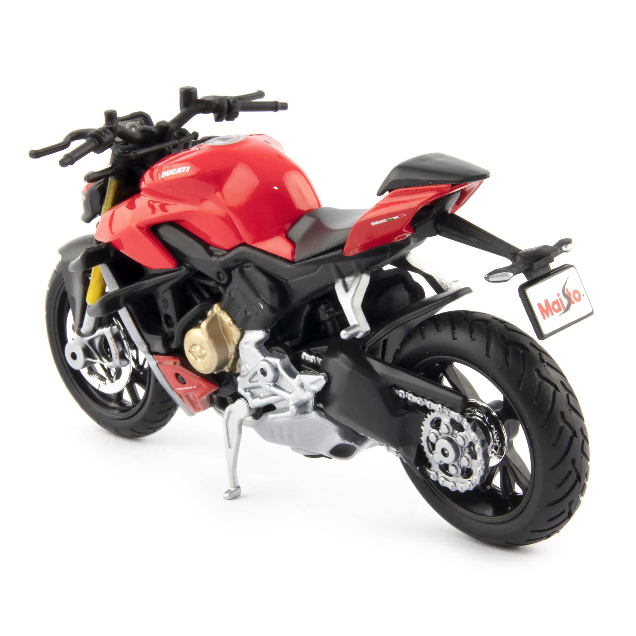 Ducati Streetfighter V4 S Diecast Model Motorcycle red - 1:18 scale-Maisto-Diecast Model Centre
