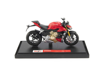 Ducati Streetfighter V4 S Diecast Model Motorcycle red - 1:18 scale-Maisto-Diecast Model Centre