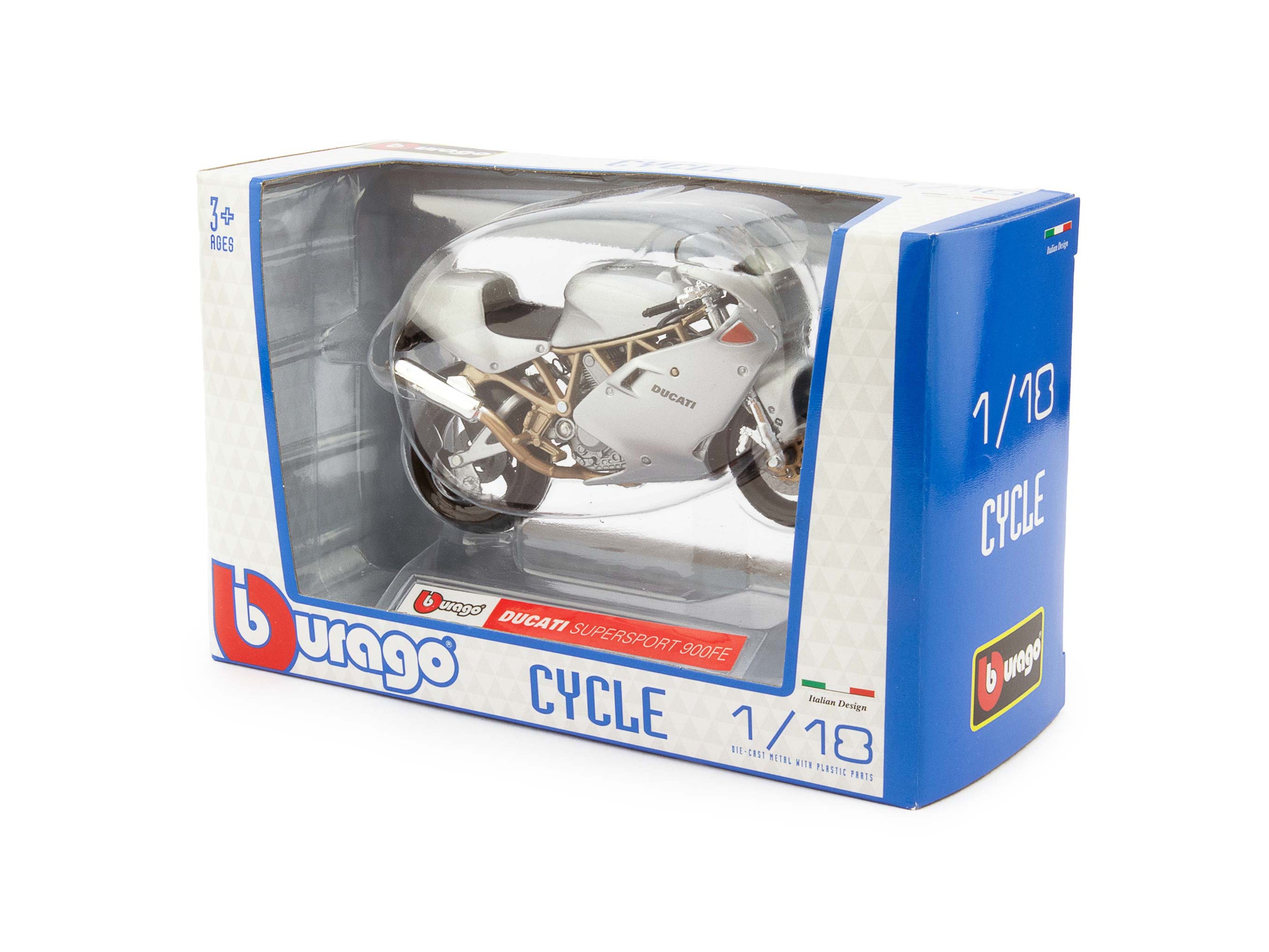 Ducati Supersport 900FE silver 1:18 Scale Motorcycle Model