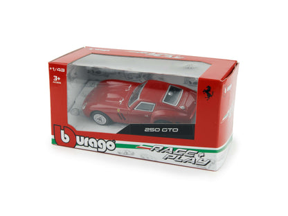 Ferrari 250 GTO 1962 red - 1:43 Scale Diecast Toy Car-Bburago-Diecast Model Centre