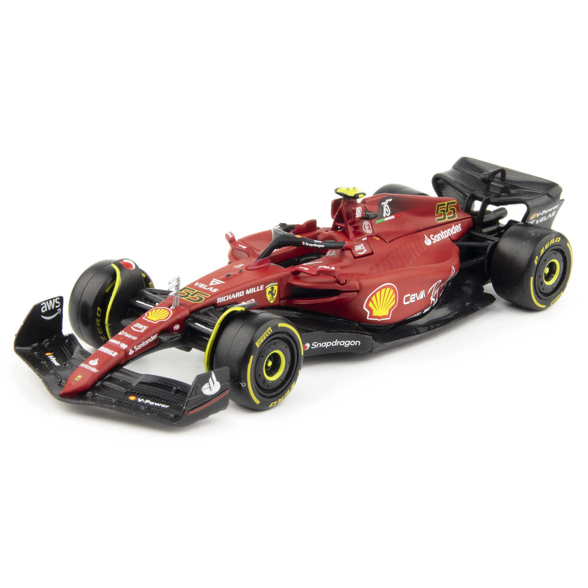 Ferrari F1-15 #55 F1 2022 Sainz - 1:43 Scale Diecast Model Car-Bburago-Diecast Model Centre