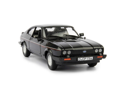 Ford Capri 2.8i Diecast Model Car 1982 black- 1:24 Scale-Bburago-Diecast Model Centre