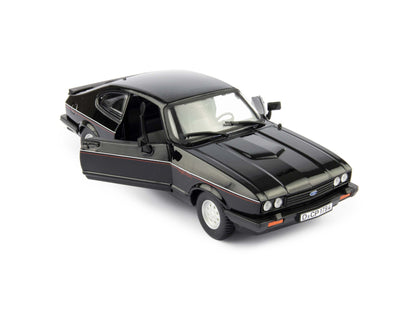 Ford Capri 2.8i Diecast Model Car 1982 black- 1:24 Scale-Bburago-Diecast Model Centre