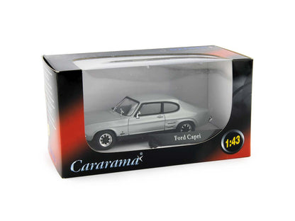 Ford Capri Mk1 1600 GT Diecast Model Car silver - 1:43 Scale-Cararama-Diecast Model Centre