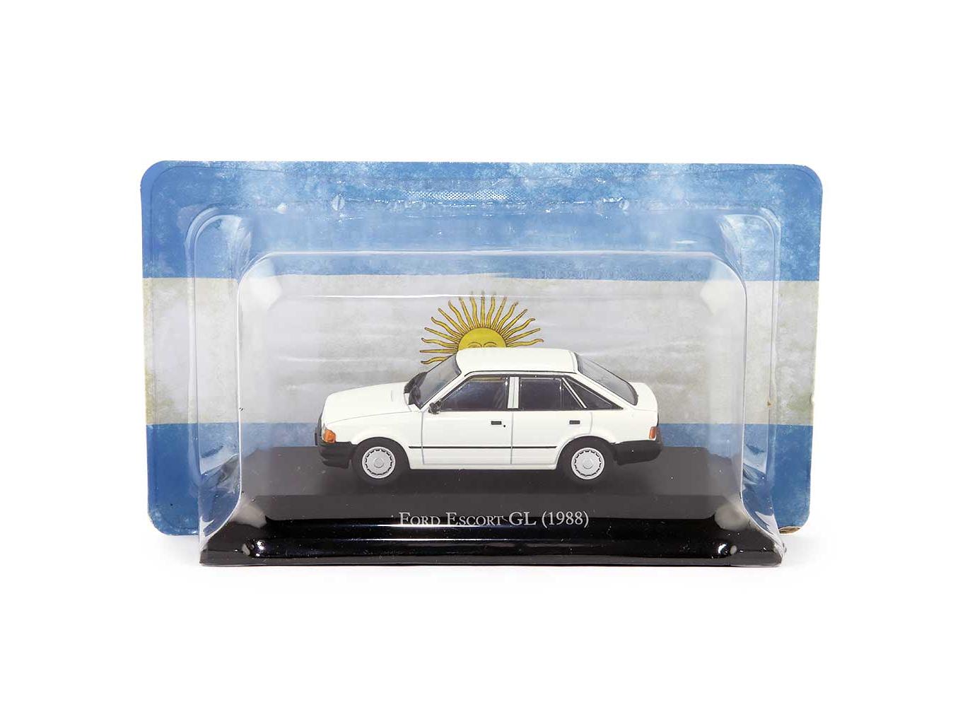 Ford Escort GL Diecast Model Car 1988 white- 1:43 Scale-Unbranded-Diecast Model Centre
