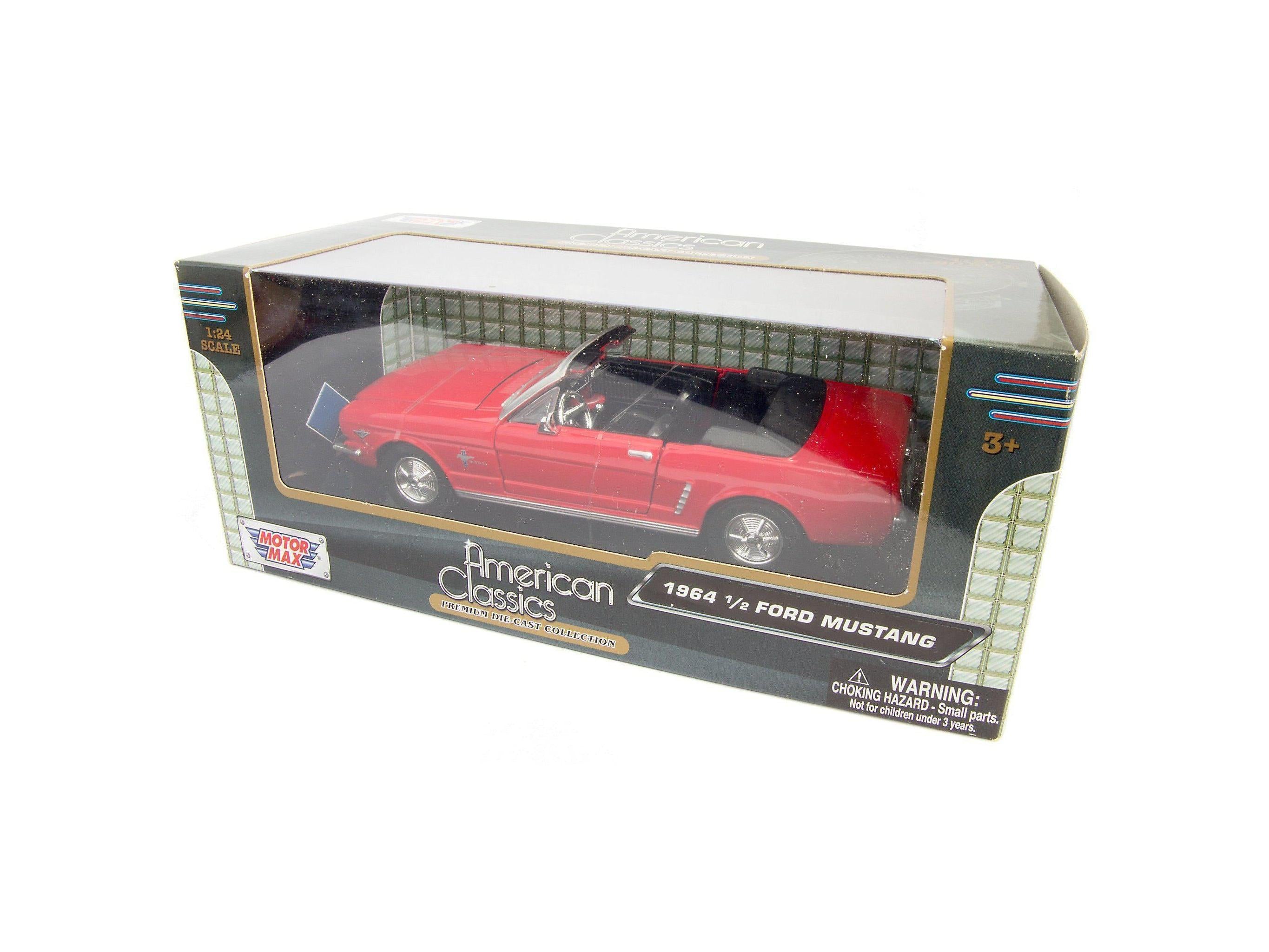 Ford Mustang Convertible Diecast Model Car 1964 - 1:24 Scale-Motormax-Diecast Model Centre