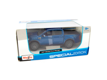 Ford Ranger 2019 blue 1:27 Scale Model Car