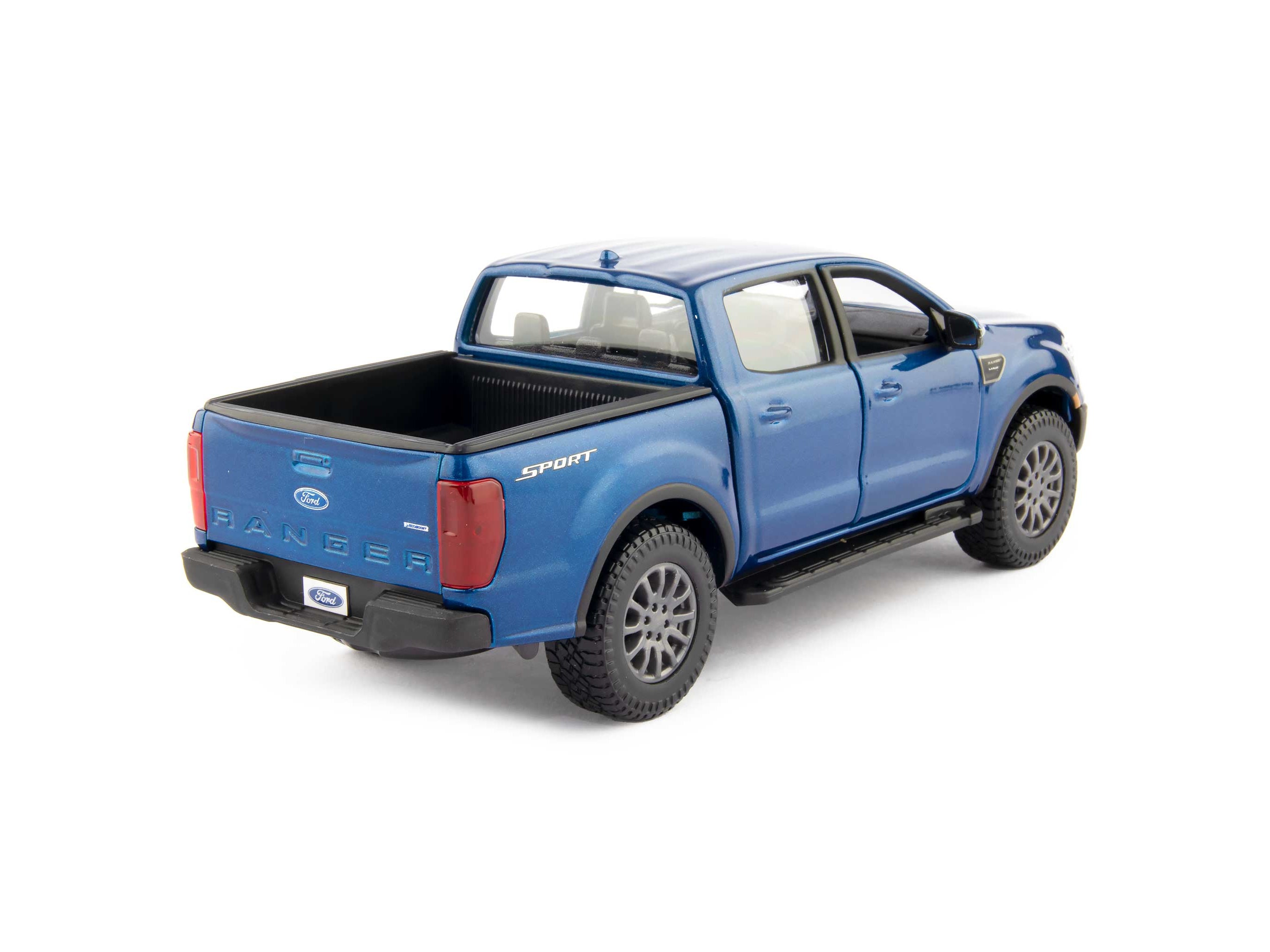 Ford Ranger Diecast Model Pickup Truck 2019 blue - 1:27 Scale-Maisto-Diecast Model Centre