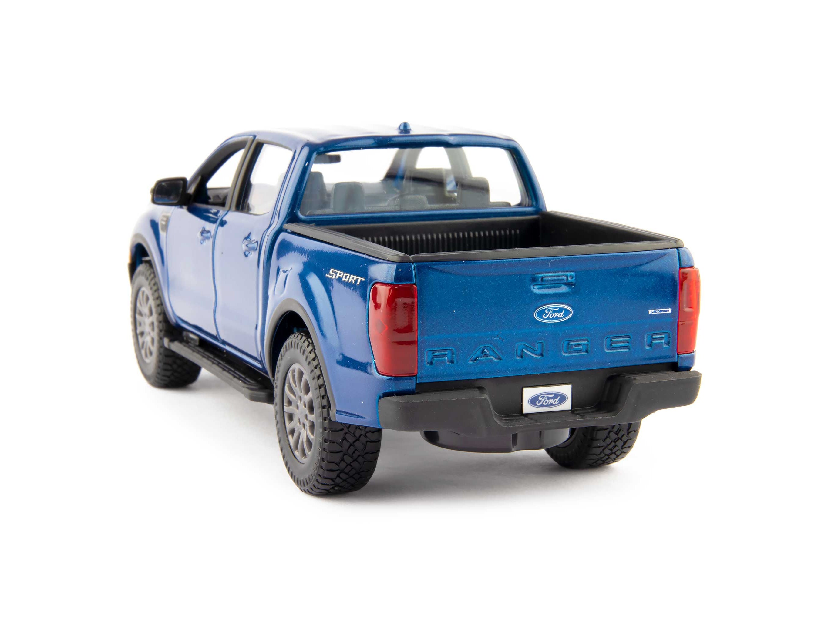 Ford Ranger Diecast Model Pickup Truck 2019 blue - 1:27 Scale-Maisto-Diecast Model Centre