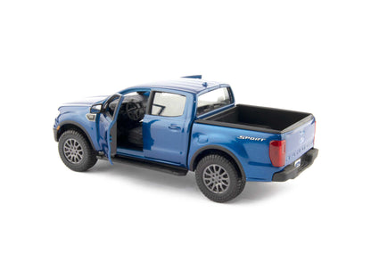 Ford Ranger Diecast Model Pickup Truck 2019 blue - 1:27 Scale-Maisto-Diecast Model Centre