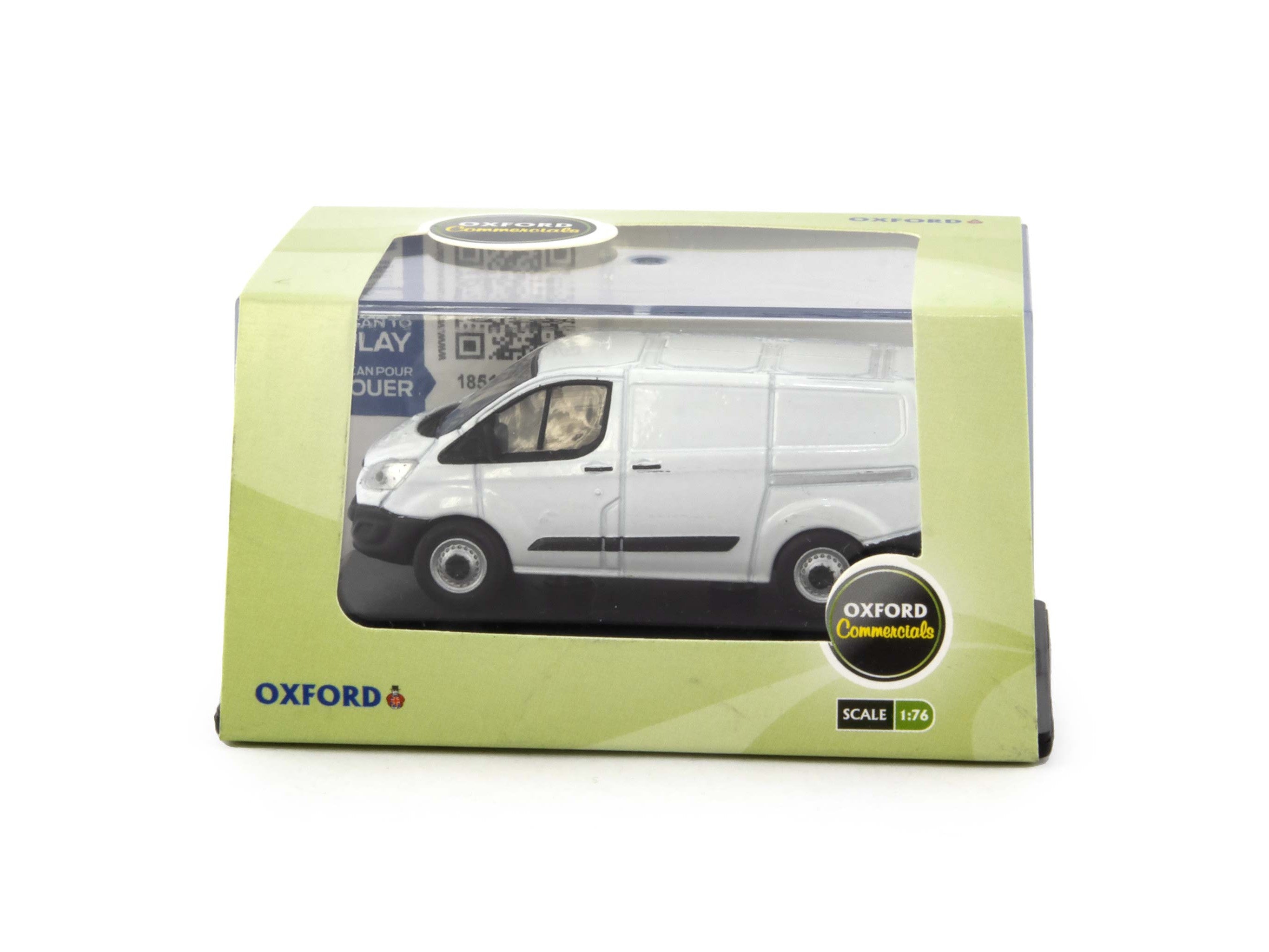 Ford Transit Custom white 1:76 Scale Model Van (Damaged Case Top)