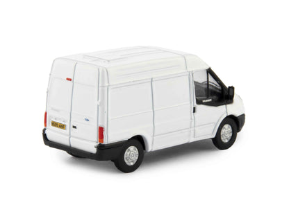 Ford Transit Mk5 SWB Medium Roof Diecast Model Van white - 1:76 Scale-Oxford Diecast-Diecast Model Centre