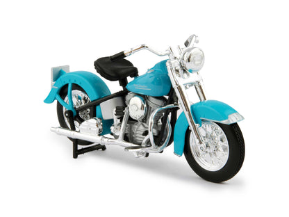 Harley-Davidson 74 FL Hydra Glide 1953 blue 1:18 Scale Motorcycle Model