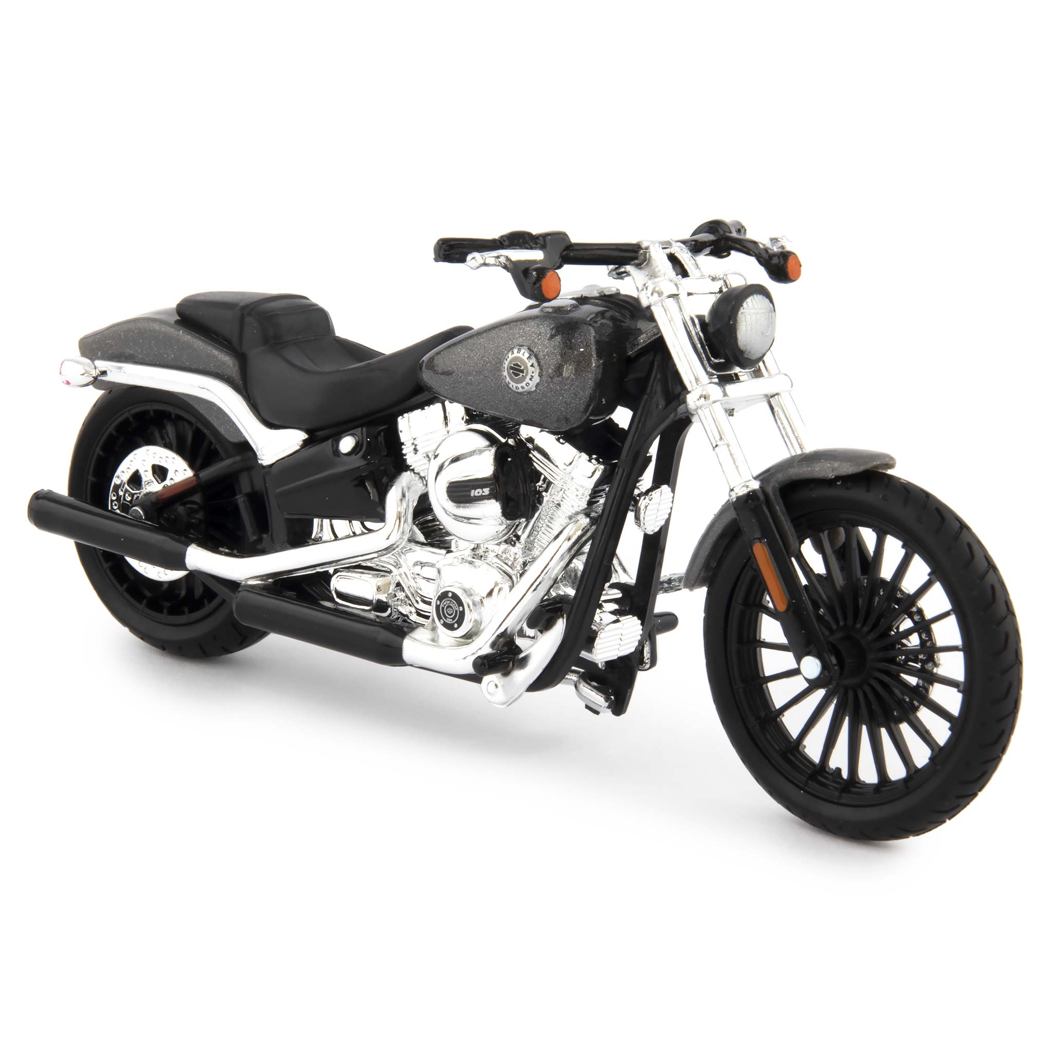 Harley-Davidson Breakout Diecast Model Motorcycle 2016 grey - 1:18 scale-Maisto-Diecast Model Centre