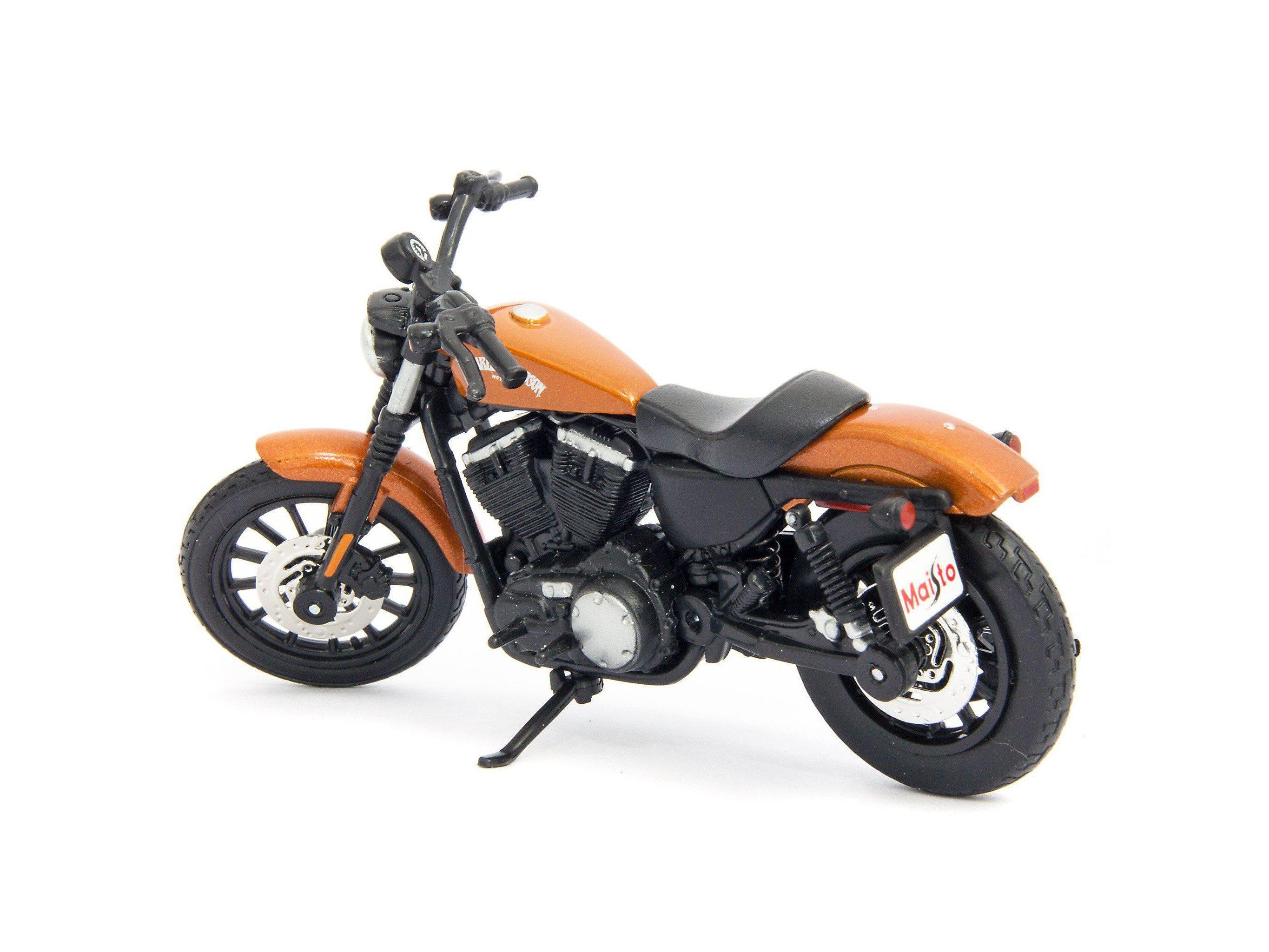 Harley-Davidson Sportster Iron 883 2014 orange- 1:18 Scale Motorcycle Model