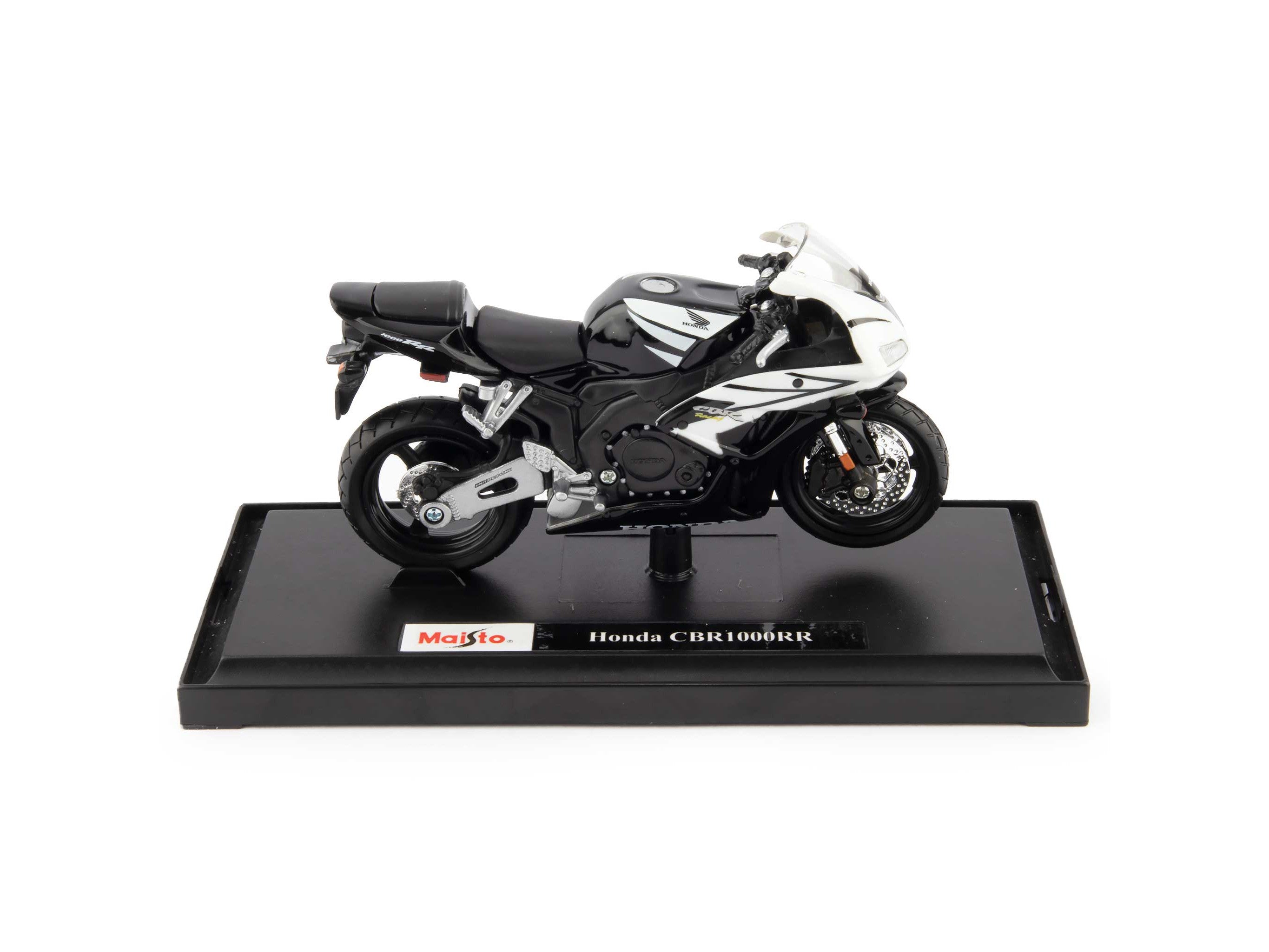 Honda CBR1000RR Diecast Model Motorcycle black/white - 1:18 scale-Maisto-Diecast Model Centre