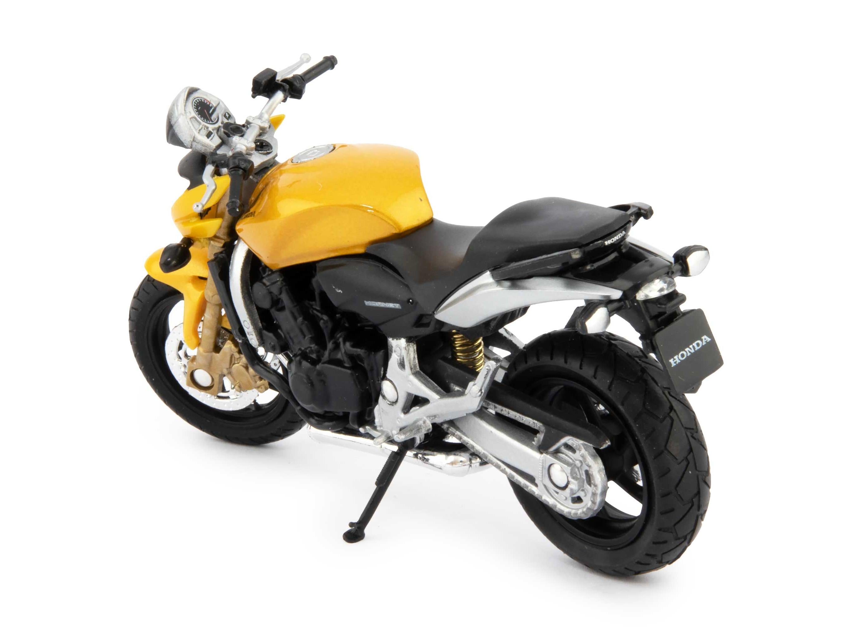 Honda Hornet Diecast Model Motorcycle yellow - 1:18 Scale-Welly-Diecast Model Centre