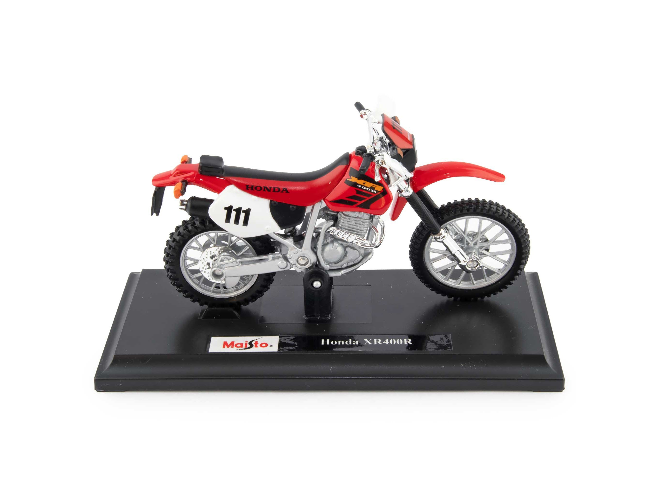 Honda XR400R red - 1:18 Scale Motorbike Model Maisto 39335