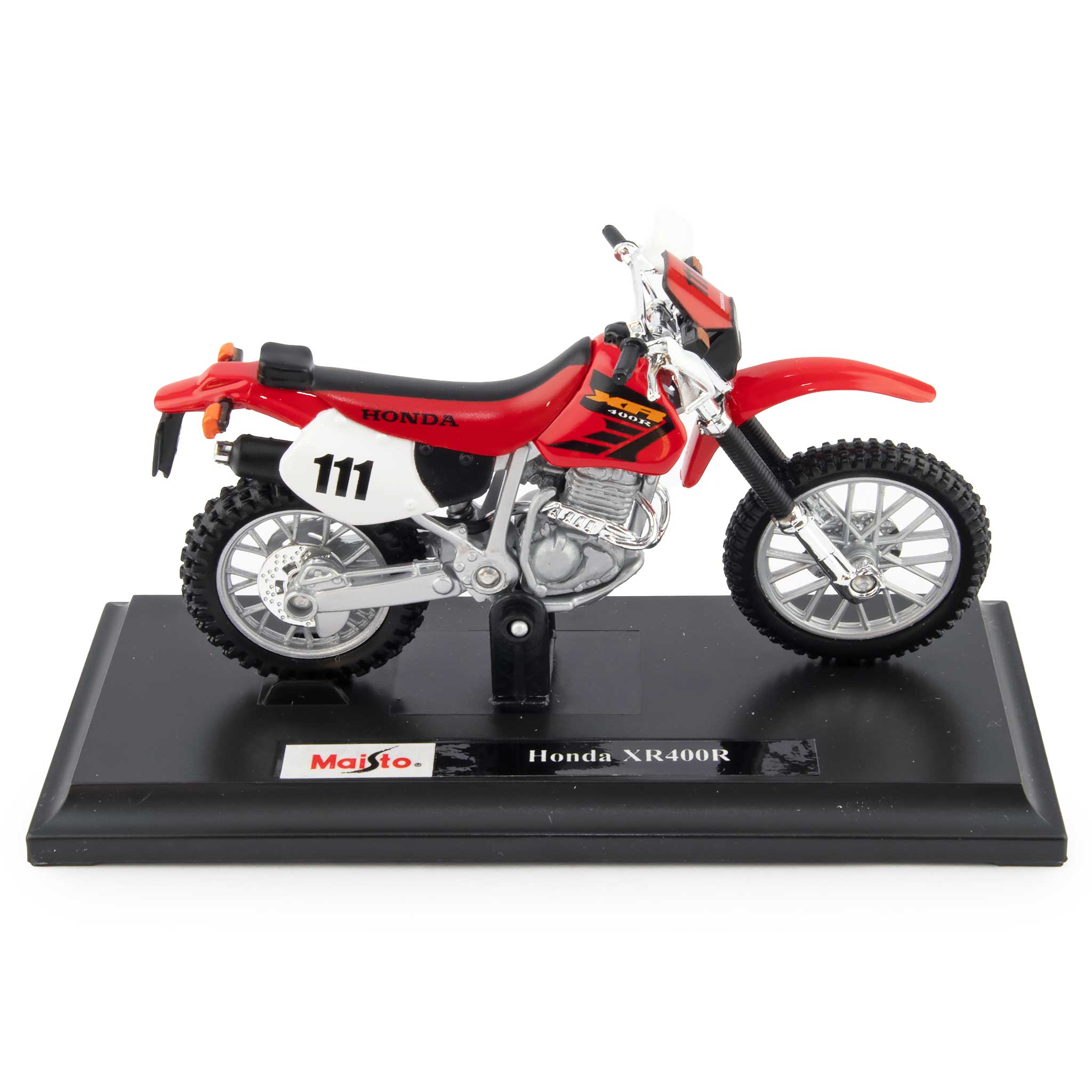 Honda XR400R Diecast Model Motorcycle red - 1:18 scale-Maisto-Diecast Model Centre