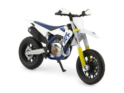 Husqvarna FS 450 Diecast Model Motorcycle 2020 white - 1:18 Scale-Bburago-Diecast Model Centre