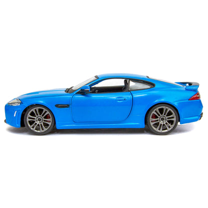 Jaguar XKR-S blue - 1:24 Scale Diecast Model Car-Bburago-Diecast Model Centre