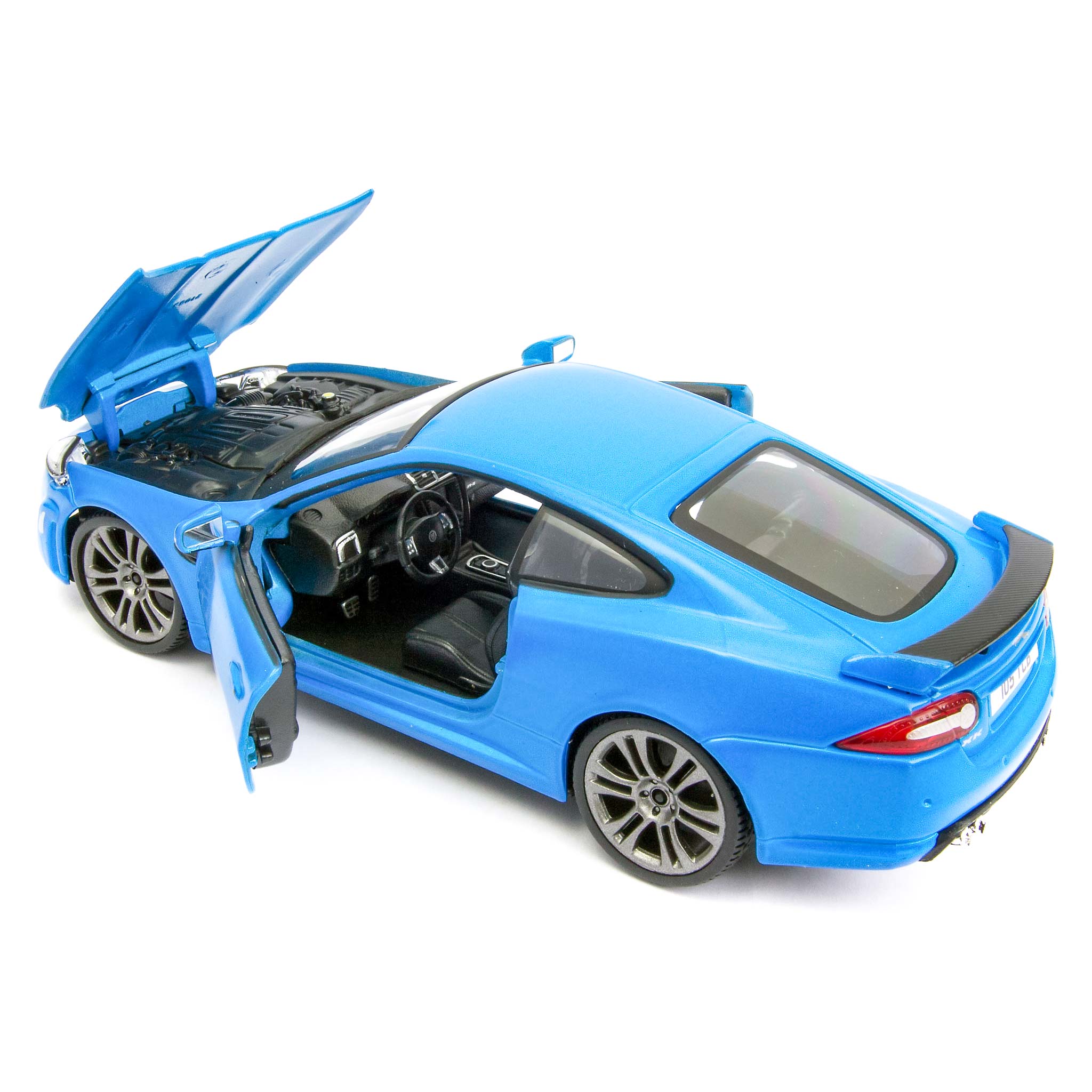 Jaguar XKR-S blue - 1:24 Scale Diecast Model Car-Bburago-Diecast Model Centre