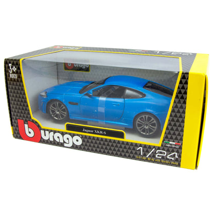 Jaguar XKR-S blue - 1:24 Scale Diecast Model Car-Bburago-Diecast Model Centre