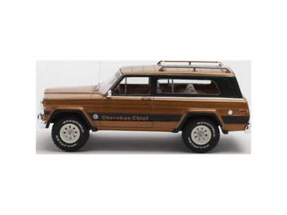 Jeep Cherokee Chief (SJ) 1980-83 brown - 1:43 Scale Resin Model Car-Matrix-Diecast Model Centre