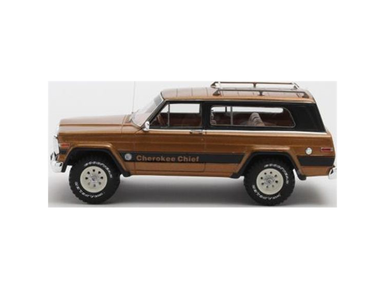 Jeep Cherokee Chief (SJ) 1980-83 brown - 1:43 Scale Resin Model Car-Matrix-Diecast Model Centre