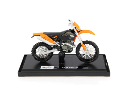 KTM 450 EXC Diecast Model Motorcycle black/orange - 1:18 scale-Maisto-Diecast Model Centre